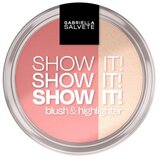 Gabriella Salvete Show It! Blush & Highlighter rdečilo za obraz 9 g Odtenek 01 Cene