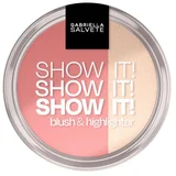 Gabriella Salvete Show It! Blush & Highlighter rumenilo 9 g Nijansa 01