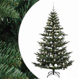  Umjetno božićno drvce s kuglicom 240 cm 300 LED lampica | shoptok.hr