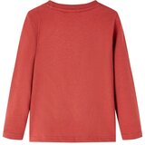  Dječja majica s dugim rukavima tamnocrvena 116 | shoptok.hr