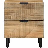 Maison Chic Dvo delni komplet Nočne omarice - Nočne mize Rjava 40x33x46 cm Masivni les Mango, (21688549) Cene