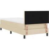  Boxspring krevet s madracem Krema 80 x 200 cm tkanina | shoptok.hr