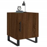  Noćni ormarić boja smeđeg hrasta 40x40x50 cm konstruirano drvo | Eponuda.com