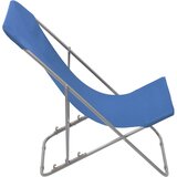  Sklopive stolice za plažu 2 kom čelik i tkanina Oxford plave | shoptok.hr