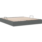  Otomanski krevet s pohranom Tamno siva 180 x 200 cm tkanina | shoptok.hr
