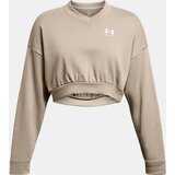 Under Armour Sweatshirt UA Rival Terry OS Crop Crw-BRN - Women | Shoptok.si