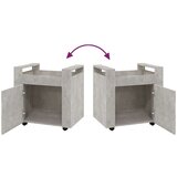 Kolica Voziček za pisalno mizo betonsko siv 60x45x60 cm inženirski les, (20826828) | Shoptok.si