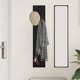  Vješalica za kapute na zidu Zidne Crni hrast 20 x 1,5 x 100 cm | shoptok.hr