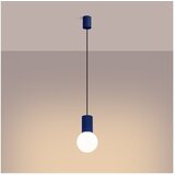 Nice Lamps Tamno plava viseća svjetiljka sa staklenim sjenilom ø 12 cm Orbital – | shoptok.hr