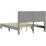  Krevetna konstrukcija Svjetlosiva 120 x 200 cm Baršun | shoptok.hr