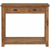  Konzolna stolica Prirodna 90 x 30 x 80 cm Čvrsto teak drvo | shoptok.hr