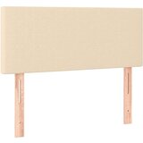 vidaXL Krevet s oprugama i madracem LED krem 120 x 190 cm od tkanine | shoptok.hr