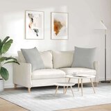 vidaXL jastučići za sofu 2 pcs svijetlo siva 80 x 80 cm tkanina | shoptok.hr