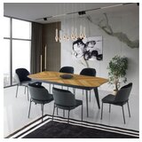 Hanah home LR 951 Trpezarijski sto, smeđe-crni | Eponuda.ba