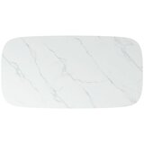 Bessagi Home Jedilna Miza Elenya, Bela, Barva Hrasta, 200x100cm | Shoptok.si