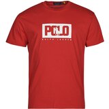 Polo Ralph Lauren Majice s kratkimi rokavi T-SHIRT AJUSTE EN COTON LOGO Rdeča | Shoptok.si