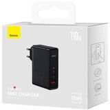 Baseus kućni punjač gan5 pro usb-a/2x usb-c + kabel c-c qc 140w black | shoptok.hr