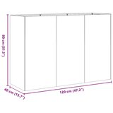  Sadilica 120x40x80 cm od pocinčanog čelika | shoptok.hr