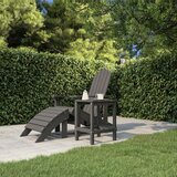  Vrtni stol Adirondack antracit 38 x 38 x 46 cm HDPE | Eponuda.com
