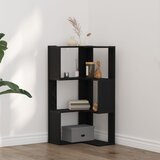 vidaXL Crni hrast Drvo Standard Kutni ormar Trokutasti | shoptok.hr
