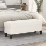  Klupa krem 100 x 35 x 41 cm od umjetne kože | shoptok.hr