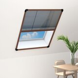  Zaslon protiv insekata za prozore aluminijski smeđi 60 x 80 cm | shoptok.hr