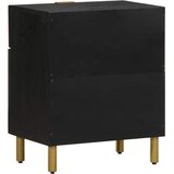  Noćni ormarić crni 50 x 33 x 60 cm konstruirano drvo | shoptok.hr