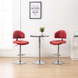 Furnova Barski stolčki 2 kosa vinsko rdeče umetno usnje, (22056012) | Shoptok.si