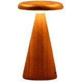 Gingko LED namizna svetilka v naravni barvi z lesenim senčilom (višina 14 cm) Sylva – u