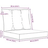  Zunanja blazina za kavč 2 pcs Zelena Poliester, (5000202438) | Shoptok.si