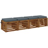  Jastučići za sjedenje SOEST 4 kom. 100% poliester Plava | shoptok.hr