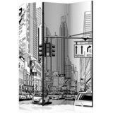 Artgeist PARAVAN 135/172/3 cm črna, bela | Shoptok.si