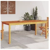vidaXL Vrtna jedilna miza 180x90x75 cm trden akacijev les