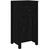 Maison Chic Komoda - Predalnik črna 40x35x80 cm trdna borovina, (21716247) Cene