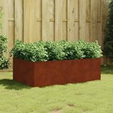  Povišena vrtna gredica 120 x 80 x 40 cm od čelika COR-TEN | shoptok.hr