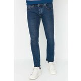 Trendyol Navy Blue Men's Slim Fit Jeans Cene