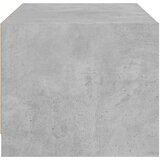  Stolić za kavu sa staklenim vratima boja betona 68x50x42 cm | Eponuda.com