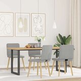  Blagovaonske stolice od tkanine 4 kom oblačnosive | shoptok.hr