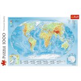 Trefl slagalica Mapa sveta, 1000 delova