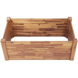 Vrtna gredica od masivnog bagremovog drva 110 x 60 x 44 cm | shoptok.hr