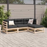  4-dijelni set vrtnih sofa od masivne borovine | Eponuda.ba
