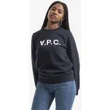 A.P.C. Pamučna dukserica Sweat Viva BLACK za žene, boja: tamno plava, s tiskom, COECQ.F27644-DARKNAVY