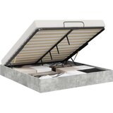  Otoman krevet s pohranom Beton 193 x 120 x 25 cm Iverica | shoptok.hr
