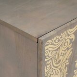 TV ormar s ladicama Siva 105 x 33 x 46 cm Čvrsto drvo manga | shoptok.hr