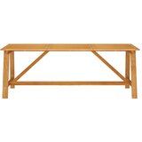  Vrtni blagovaonski stol 206x100x74 cm od masivnog drva bagrema | shoptok.hr