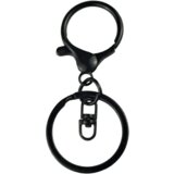 INF 10 kosov DIY plišastih zaponk za igrače, kovinske zaponke za jastoga s ključnimi obročki in obročki D Black, (21778777) | Shoptok.si