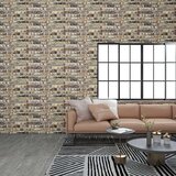  3D zidni paneli s uzorkom raznobojnih cigli 10 kom EPS | shoptok.hr