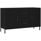 Maison Chic Komoda - Predalnik črno 100x36x60 cm inženirski les, (21716284) Cene