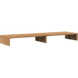 vidaXL Stalak za monitor boja hrasta 100x27x10 cm konstruirano drvo | shoptok.hr