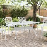  Vrtni stol bijeli 150 x 90 x 72 cm od lijevanog aluminija | Eponuda.ba